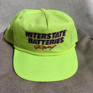 Vintage Interstate Batteries Snapback Hat Men’s